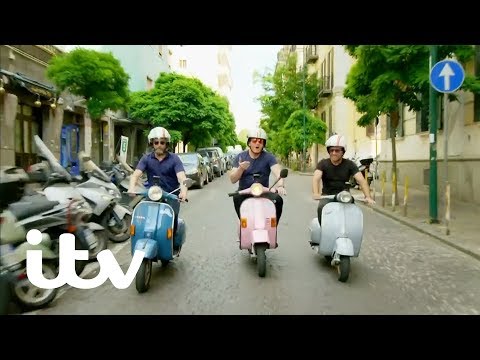 Gordon, Gino and Fred: Road Trip | Attempting to Ride Vespas Through Naples | ITV