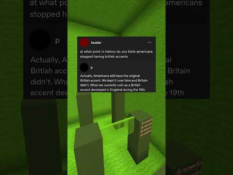 when did americans lose their british accents?