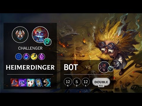 Heimerdinger Bot vs Lucian - EUW Challenger Patch 10.4