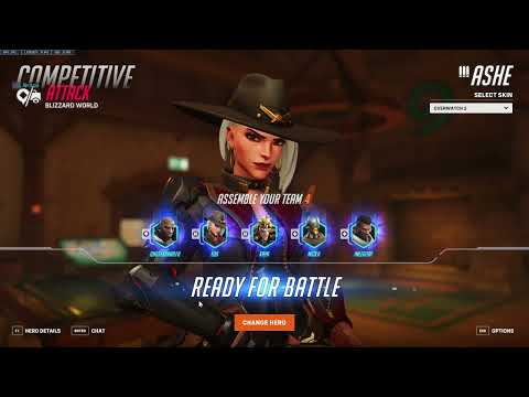 57% SCOPED ACCURACY! EQO ASHE OVERWATCH 2 SEASON 5 TOP 500 GAMEPLAY