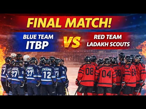 FINAL MATCH ITBP VS LADAKH SCOUT 5TH LG CUP ICE HOCKEY MATCH #ladakh #icehockey #lgcup