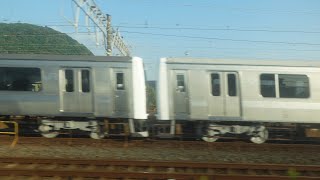 相模貨物駅に停車中のEF210-149+E501系K753編成+K752編成 九州譲渡甲種
