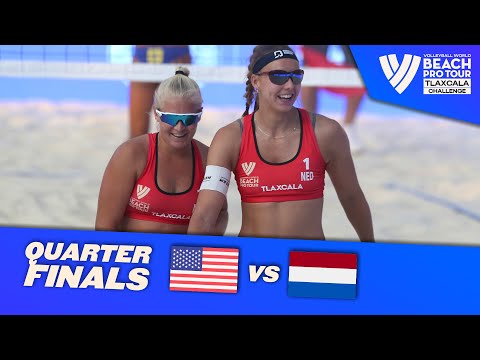 Day/April vs. Stam/Schoon - QF Highlights of Tlaxcala 2022 #BeachProTour