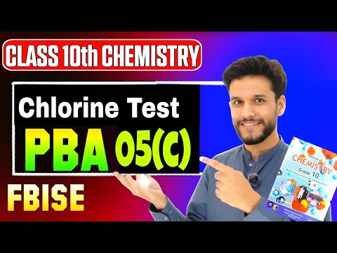 Chlorine Gas Test – Damp Litmus Paper | Class 10 PBA Practical | Federal Board | PDW