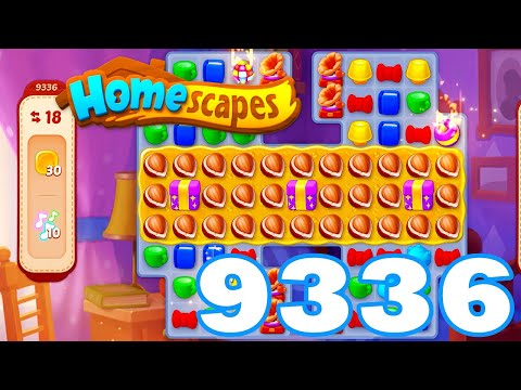 Homescapes Level 9336 HD | 3 - match puzzle game | gameplay | android | GameGo Game | IOS