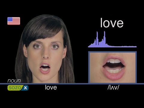How To Pronounce LOVE  Improve English Pronunciation 英語の発音 pronunciación de Inglés 美國英語