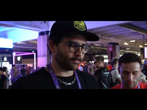 Hasanabi, AustinShow, and Caroline Kwan at Twitch EU 2023