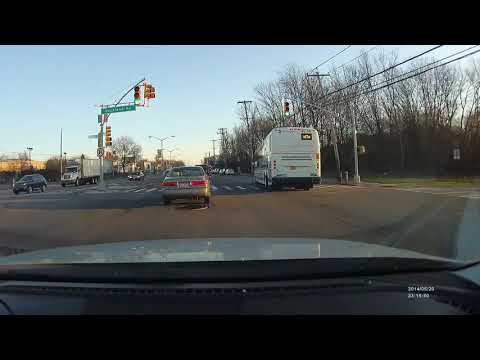 This Jabroni Went Straight Through A Right-Turn-Only Lane And Received Some Instant Karma
