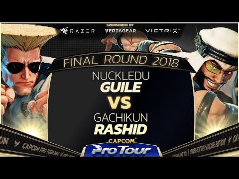 Nuckledu (Guile) vs. Gachikun (Rashid) - Top 8  - Final Round 2018 - SFV - CPT 2018