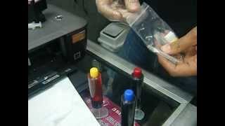 how to refill your cartridge hp 122 black and color cartridge