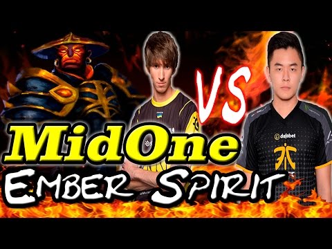 MidOne Plays Ember Spirit 8K MMR Vs Dendi 7K MMR DOTA 2