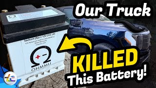 Our Ford F150 Lightning Killed This Ohmmu Battery!
