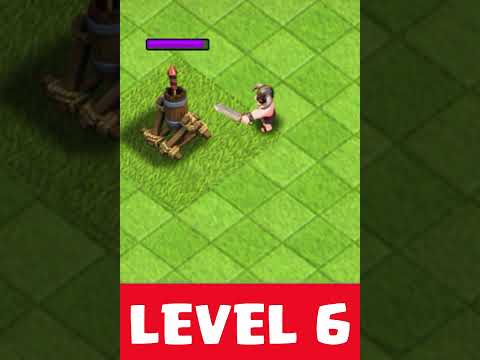 Barbarian Level 1 to Max Animation |Barbarian All Levels - Clash of Clans