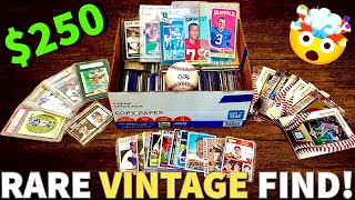 I PAID $250 FOR THIS VINTAGE SPORTS CARDS COLLECTION FROM HIBID.COM!