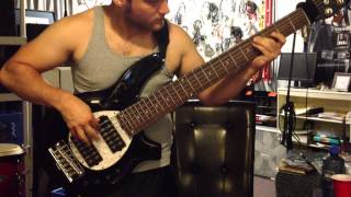 Jared Johnson playing Fairytale Lie by Frequis on bass