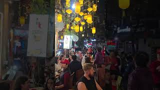 하노이 맥주거리 초저녁 풍경