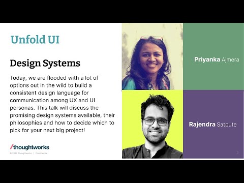Unfold UI 2022 - Design Systems