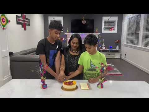 Rajani birthday at home