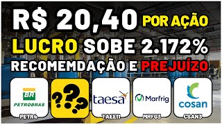 YIELD 6% DIVIDENDOS! PETR4: "LENGA-LENGA"! TAEE11: "NÃO COMPRE"? MRFG3: MEGA LUCRO! CSAN3 MOAR3