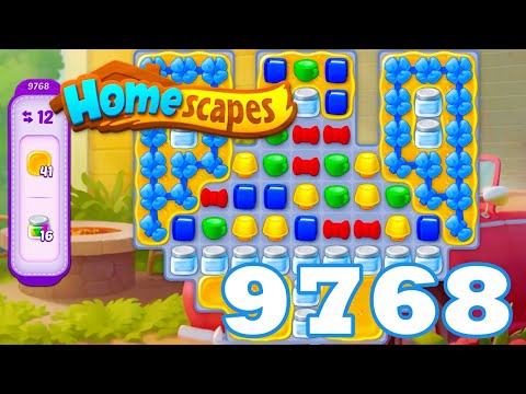 Homescapes Level 9768 HD 3 - match puzzle game | Gameplay Walkthrough | android | GameGo Game | IOS