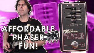 Video thumbnail for Walrus Audio Fundamental Phaser| Every Phaser I've Ever Loved IN ONE PEDAL! | Stompbox Saturday by Sean Pierce Johnson