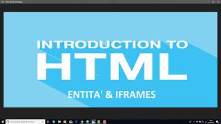 HTML : Iframe | Come utilizzare gli Iframe