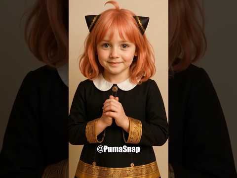 This Is What Spy x Family Would Look Like in Real Life! 😱 #spyxfamily #shorts #livingcartoon