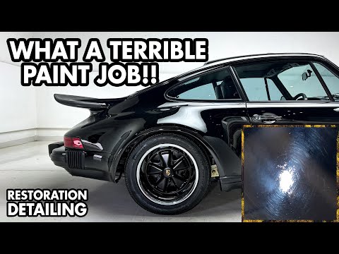 Thumbnail for How we turn $4k PAINT JOB to $30k SHOWROOM FINISH // Porsche 930 Turbo Detailing by Porsche 930