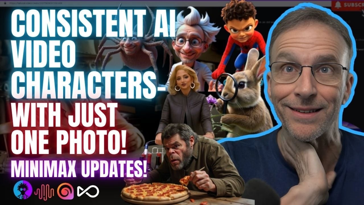 Minimax Update! Consistent Characters with ONE Photo and new "Live" model!