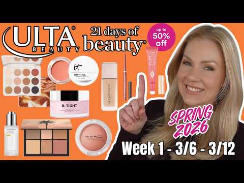 SPRING 2026 ULTA Beauty 21 Days of Beauty - All WEEK 1 Sale Items (March 6-12, 2026)