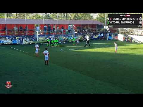 Rezumat, United Juniors Iași 2015 (alb) - Vulturii Tg. Frumos 3-1 (1-0), Camp. AJF Iași U9, Etapa 1.