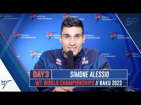 SIMONE ALESSIO INTERVIEW // 2023 BAKU WORLD CHAMPION (M-80KG)