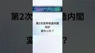 第2次高市改造内閣、何が変わった？#高市早苗 #高市総理 #第2次高市改造内閣 #内閣改造 #日本政治 #自民党 #日本維新の会 #中司宏 #林芳正 #政治ニュース #政治解説 #YouTube
