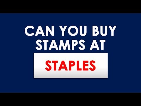 Staples Sell Stamps