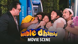 The Gang Tries To Blackmail Kabir | Double Dhamaal | Movie Scene