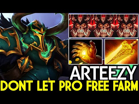ARTEEZY [Wraith King] Dont Let RTZ Free Farming 7 Min Midas Dota 2