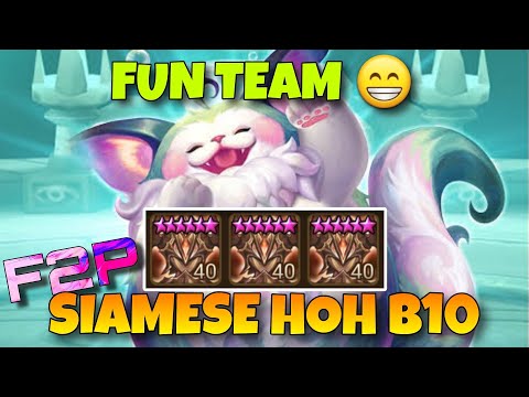 FUN HOH B10 TEAM 😁 LIGHT HYPNOMEOW / SIAMESE WITH TRIPLE AGRIUS !!! HOH JANUARY 2026 SUMMONERS WAR