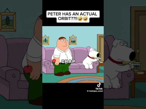 Peter has a orbit🤣#familyguy