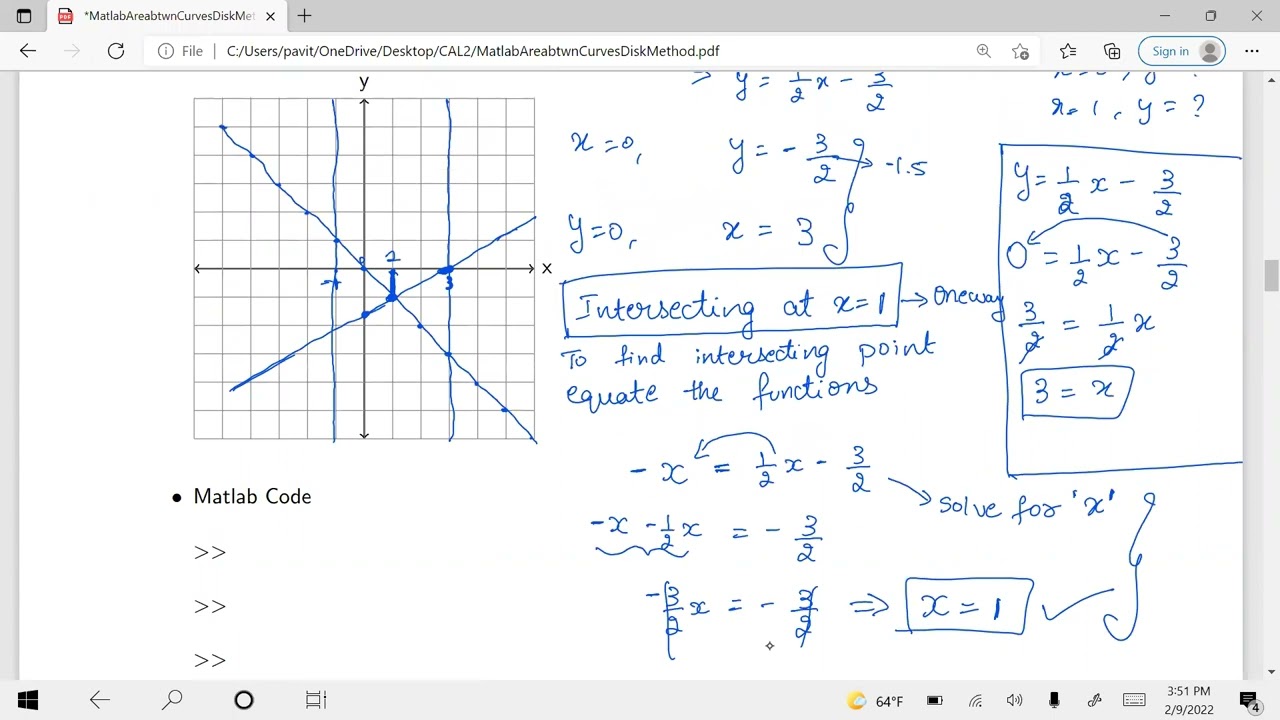LAB 3: AREAS AND VOLUMES