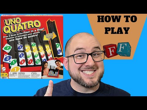 UNO Quatro | How to Play | Boardgame | Mattel 