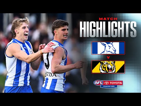 North Melbourne v Richmond Highlights | Round 23, 2025 | AFL
