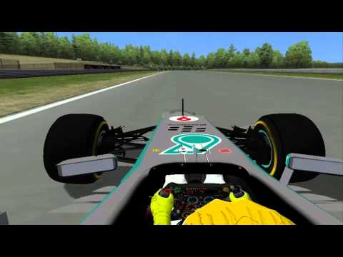 rFactor F1 2013 Rosberg Onboard Brno