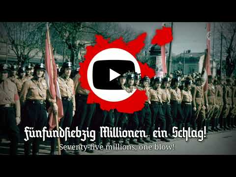 "Fünfundsiebzig Millionen, ein Schlag!" Deutsches Lied über den Anschluss Österreichs