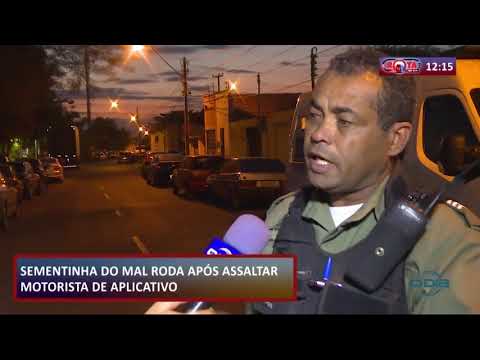 ROTA DO DIA 02 09  Bandido preso apoÌs assaltar motorista de aplicativo