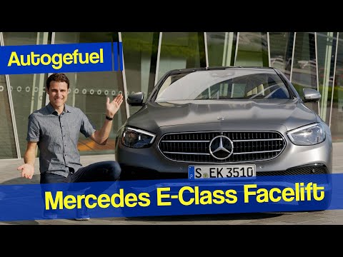 2021 Mercedes E-Class sedan Facelift REVIEW new E350 Mild-Hybrid Eclass saloon - Autogefuel
