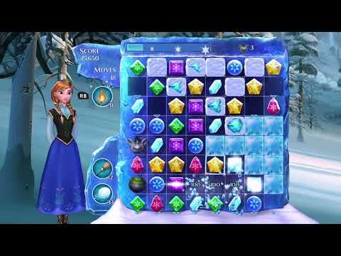 Frozen Free Fall: Snowball Fight Level 200 Walkthrough, No Power Ups