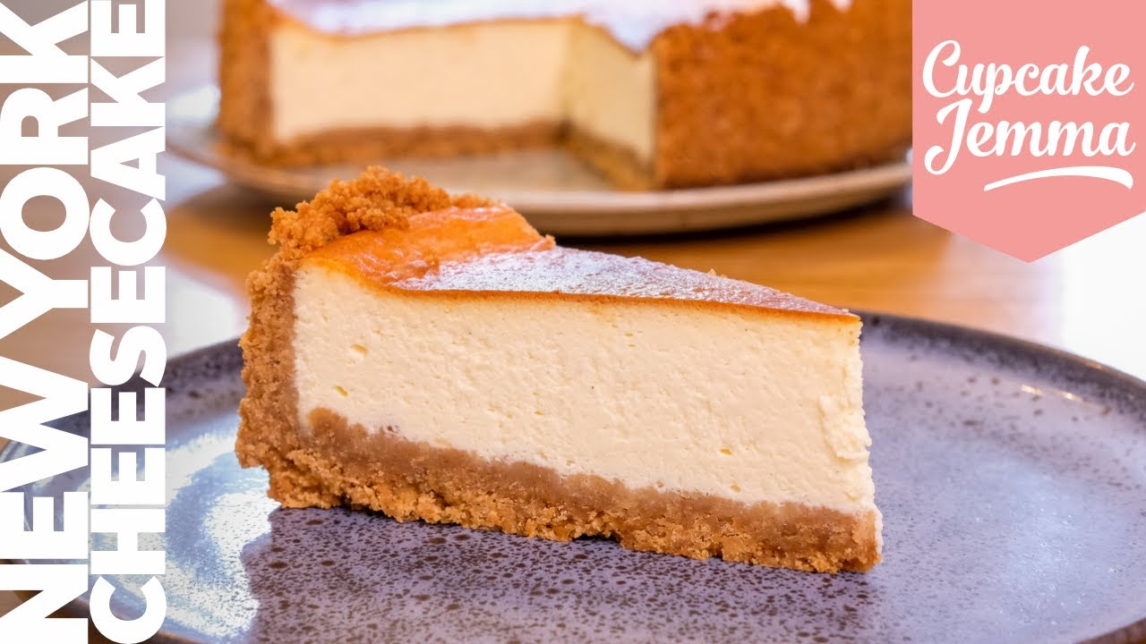 The Best New York Cheesecake Recipe Cupcake Jemma Channel
