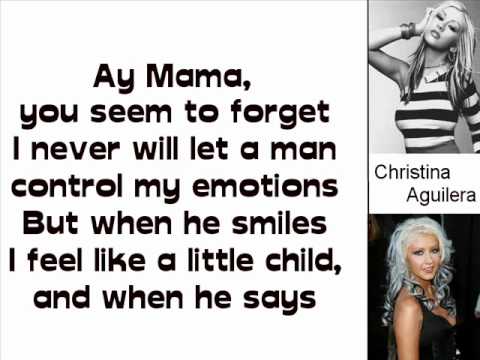 Christina Aguilera - Infatuation (Lyrics On Screen)