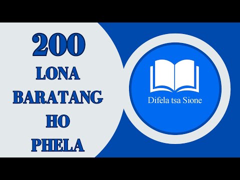 DIFELA TSA SIONE-200 | LONA BARATANG HO PHELA | SOUTH AFRICAN GOSPEL MUSIC