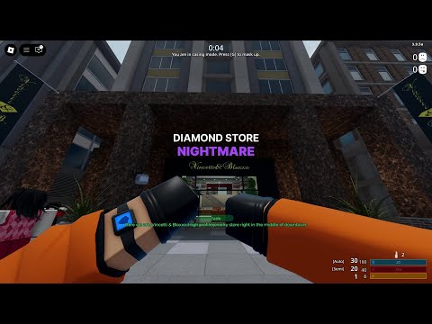 Diamond Store (Nightmare, Stealth, Solo, All loots) | Notoriety (Roblox)